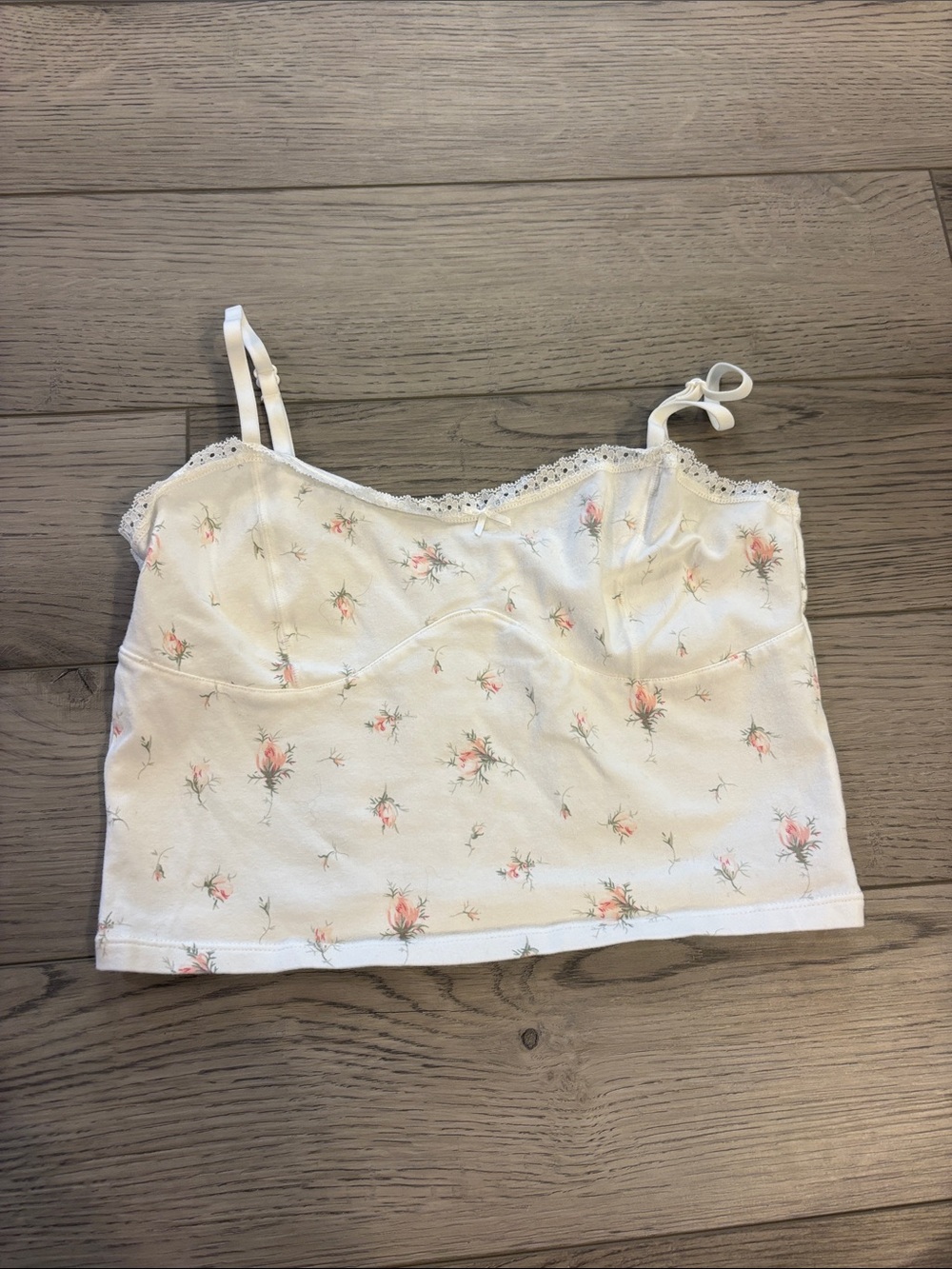 Brandy Melville/John Galt Floral Cropped Cami Top